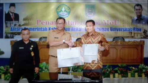 Pemkab Jalin Kerjasama Dengan Pihak Universitas Riau