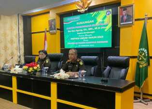 Inspeksi Umum 2023, Aswas Kejati Riau Kunjungan Kerja ke Kejari Kuantan Singingi