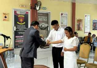 Hikmah Restorative Justice, Sepasang Kekasih di Minahasa Selatan Melangsungkan Pernikahan