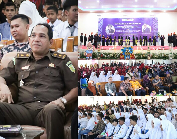 Kasi Teknologi, Informasi, dan Produksi Bidang Intelijen Kejati Riau Hadiri Kegiatan Sosialisasi 4 P