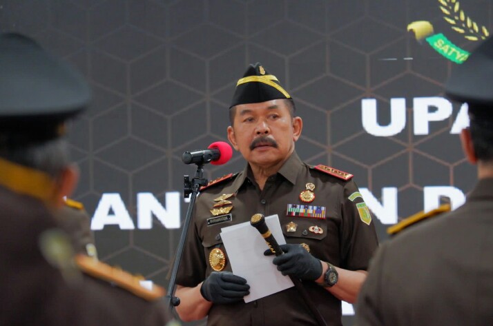 Jaksa Agung Lantik Kepala Kejaksaan Tinggi dan Pejabat Eselon II