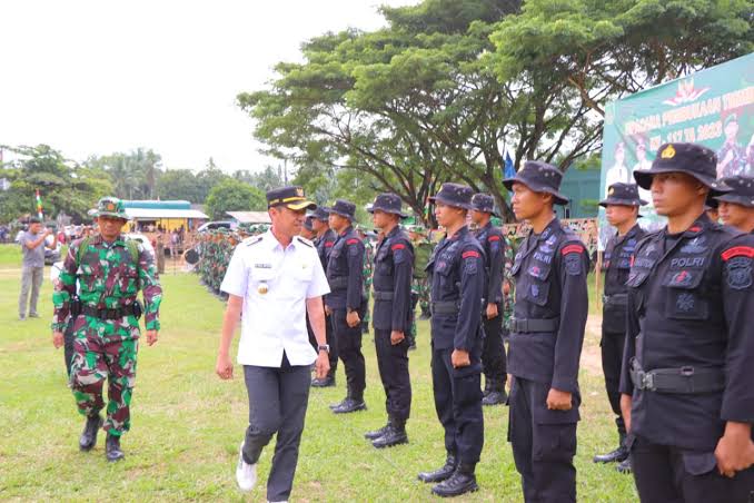 Bupati Rohil Buka TMMD Ke-117 2023.