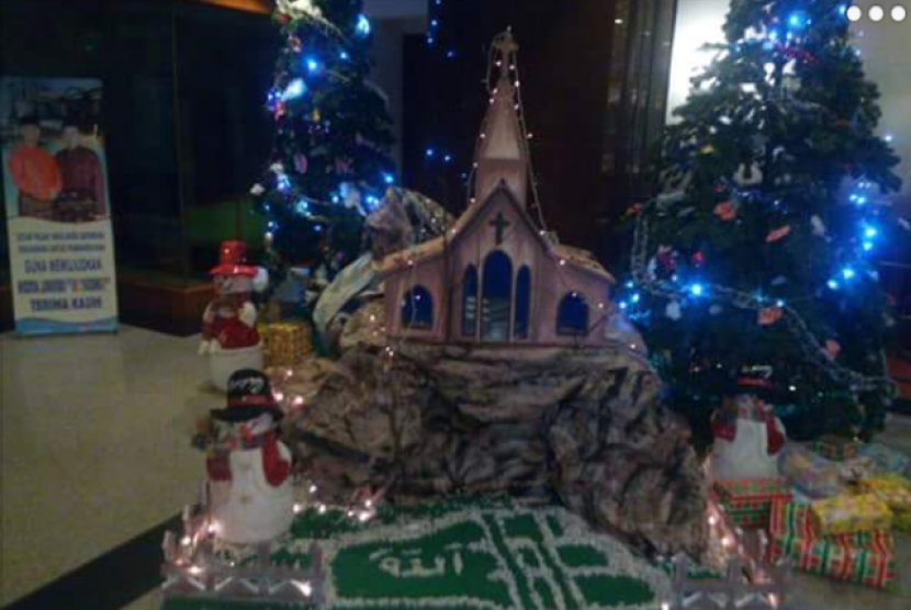 Masya Allah.., Natal Tahun Ini Ada Lafaz Allah di Dekorasi Natal