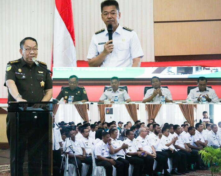 Asintel Kejati Riau Menjadi Narasumber Giat Penerangan Hukum di Rokan Hilir