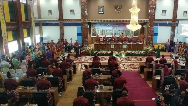 Peringati Hari Jadi Rohil Ke- 23, di Paripurna DPRD Gambarkan Sejarah Rohil