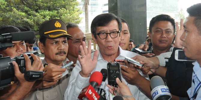 Menkum HAM Yasonna Laoly yakin tak bakal di-reshuffle Jokowi