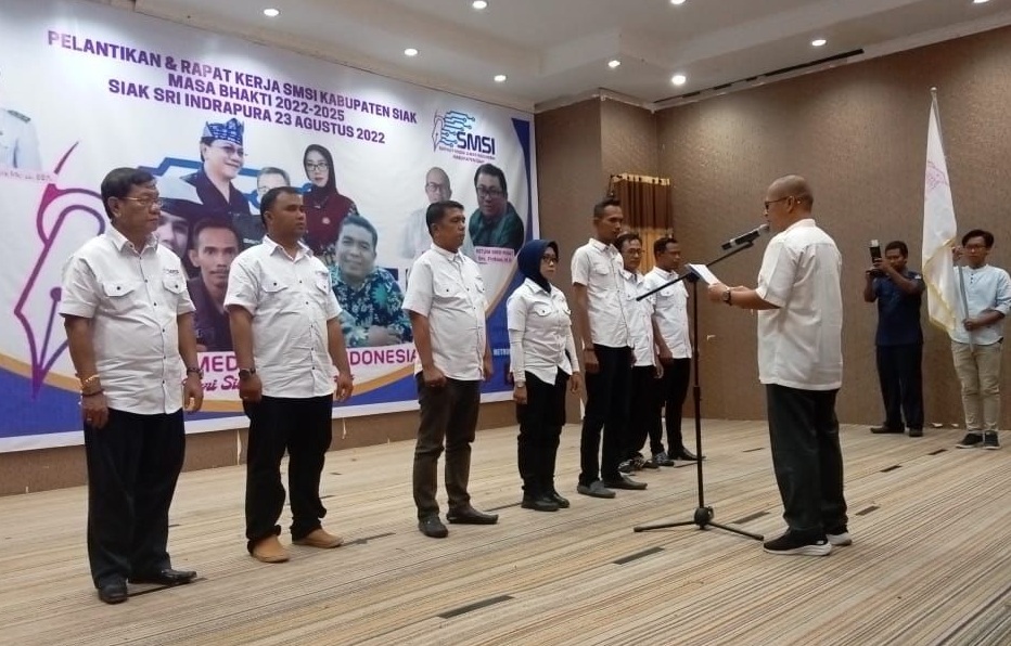 SMSI Siak Resmi di Lantik  Periode 2022-2025