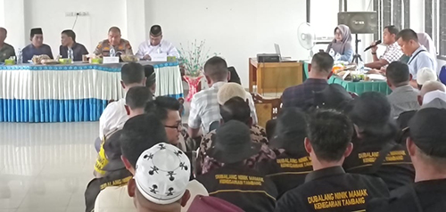 Hearing PTPN V Dengan Masyarakat Gobah Kampar Nyaris Berujung Bentrok