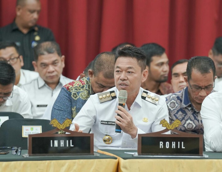 Musrenbang RKPD Riau 2024, Bupati Rohil Minta Perbaikan Infrastruktur Jalan