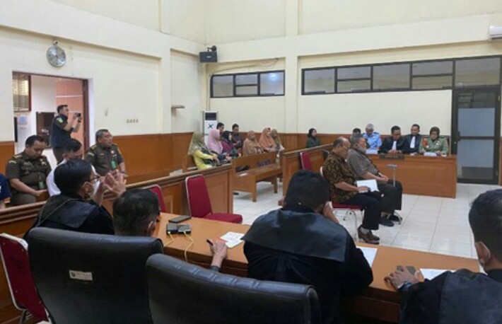Tim Penuntut Koneksitas Bacakan Tuntutan terhadap Terdakwa Tipikor TWP AD