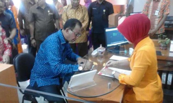 Bupati Suyatno Resmikan Pembukaan Bank Kepri Pujud