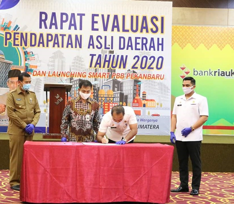 Wako Firdaus Hadiri Launching aplikasi Smart Pajak Bumi Bangunan (PBB)