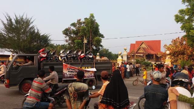 Polda Riau Grebek Judi Sambung Ayam Terbesar di Bagansiapiapi