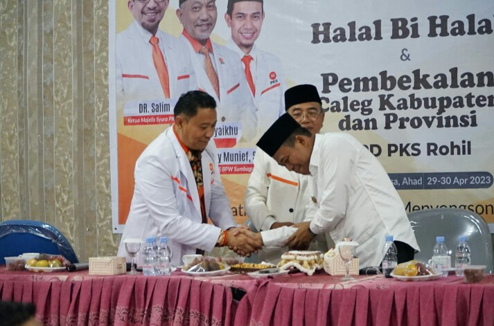 Wabup Hadiri Halal Bihalal DPD PKS Rohil